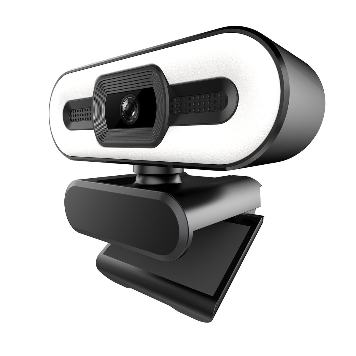1080P Webcam Full HD Web Camera Built In Adjustable Ring