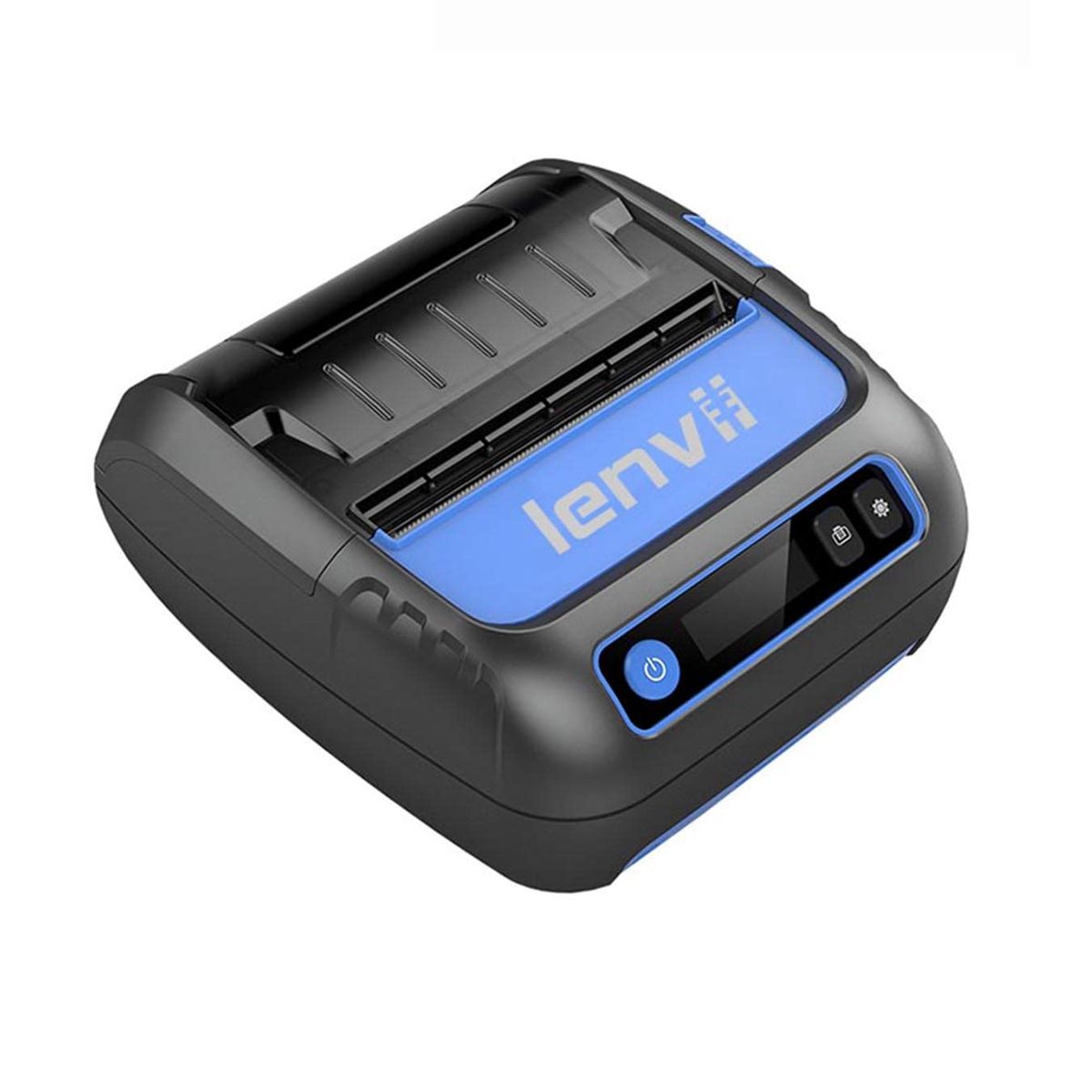 399B Portable Bluetooth Thermal Label Maker Printer 3 Inch 80mm Barcode Label Printer For Clothing, Jewelry, Retail, Mailing, Barcode, Compatible With Android & IOS Syste