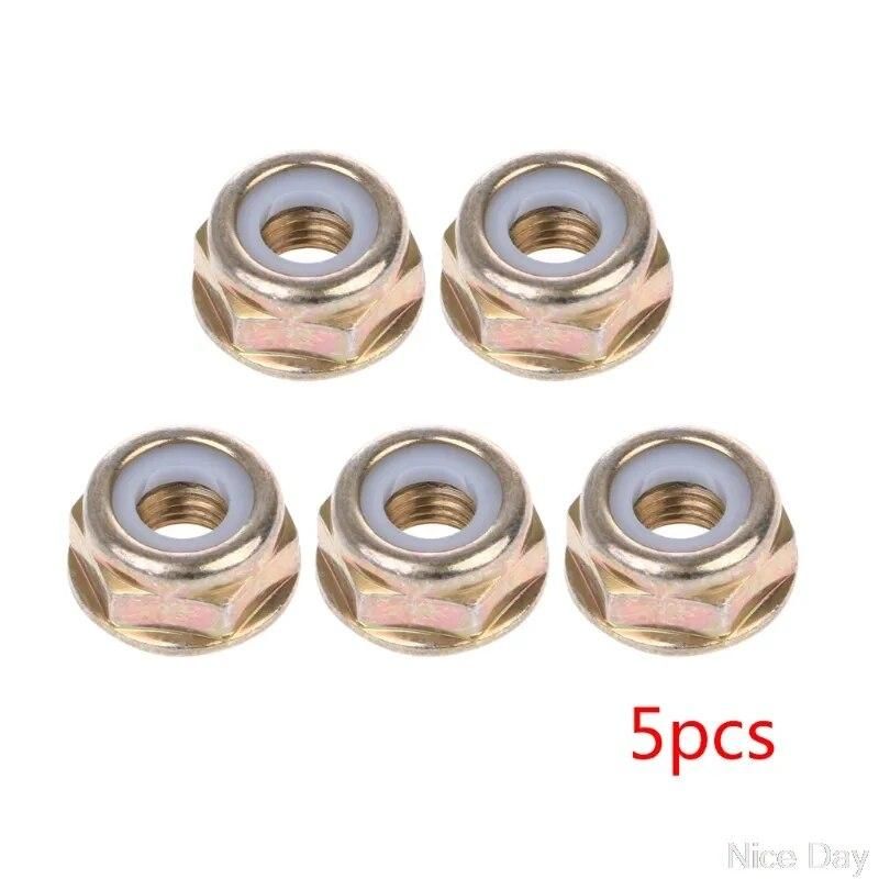 5Pcs Universal Trimmer Strimmer Brush Cutter Left Hand Thread Blade Nut Replace Ju10 20 Dropship