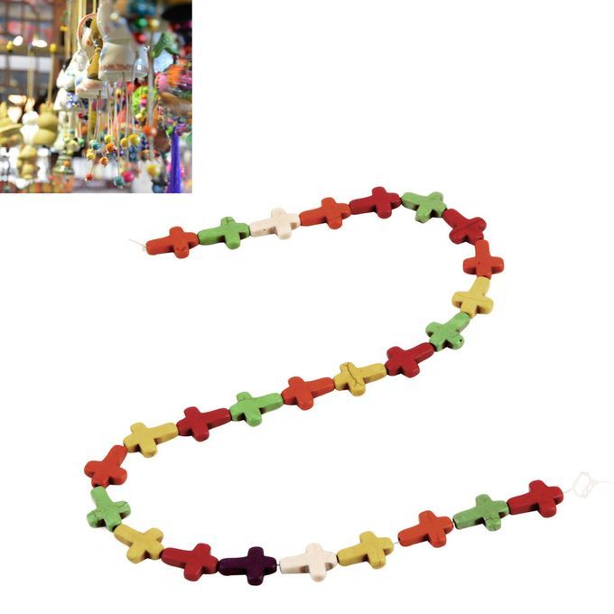 Olorful Turquoise  Orted Beads String Bra Elets Earring Pendants DIY-multi Olor- Ross