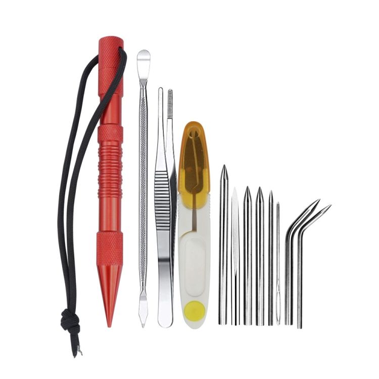 Bracelet Weaving Tool, Specification:  12 PCS / Set Red