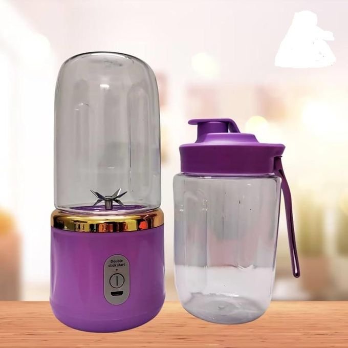 Portable Juicer Blender 400ml Ideal For Fruit Juices, Smoothies, Protein Shakes, Sports And Travel