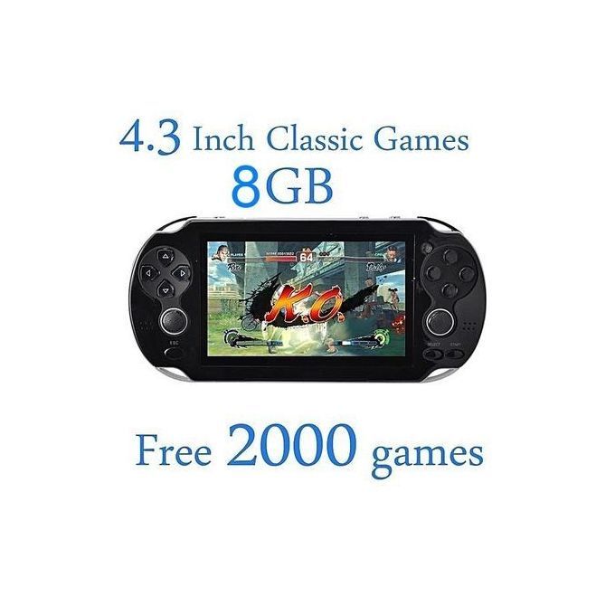 Video Game Console 8GB Free 2000 Games 4.3 Inch MP5