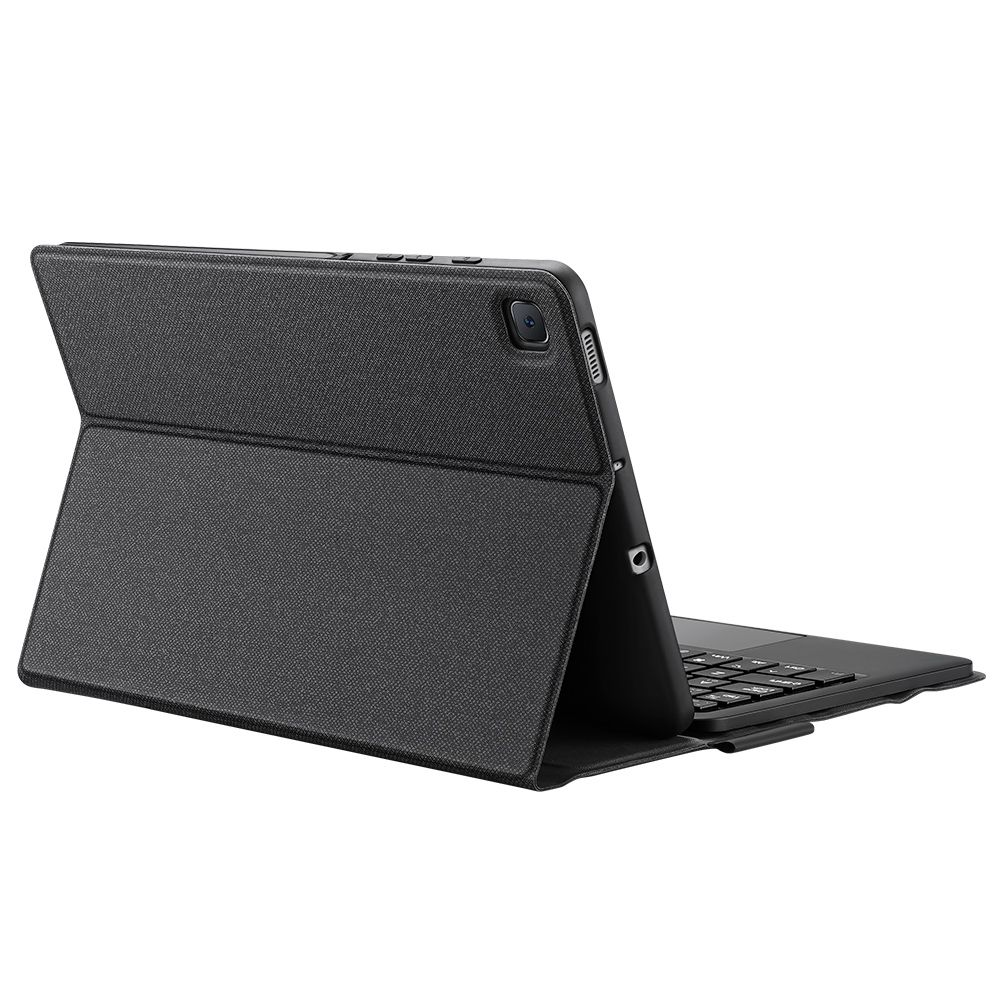 For Samsung Galaxy Tab S6 Lite DUX DUCIS Detachable Bluetooth Keyboard Ultrathin Horizontal Flip Leather Tablet Case With Touchpad & Smart Sleep Function & Holder (Black)