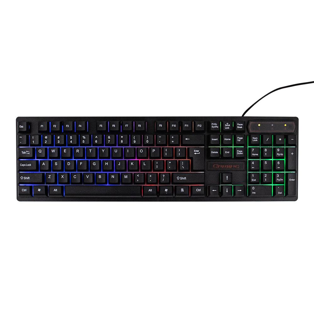KR-6300 USB Wired Keyboard Gaming Keyboard 104 Keys