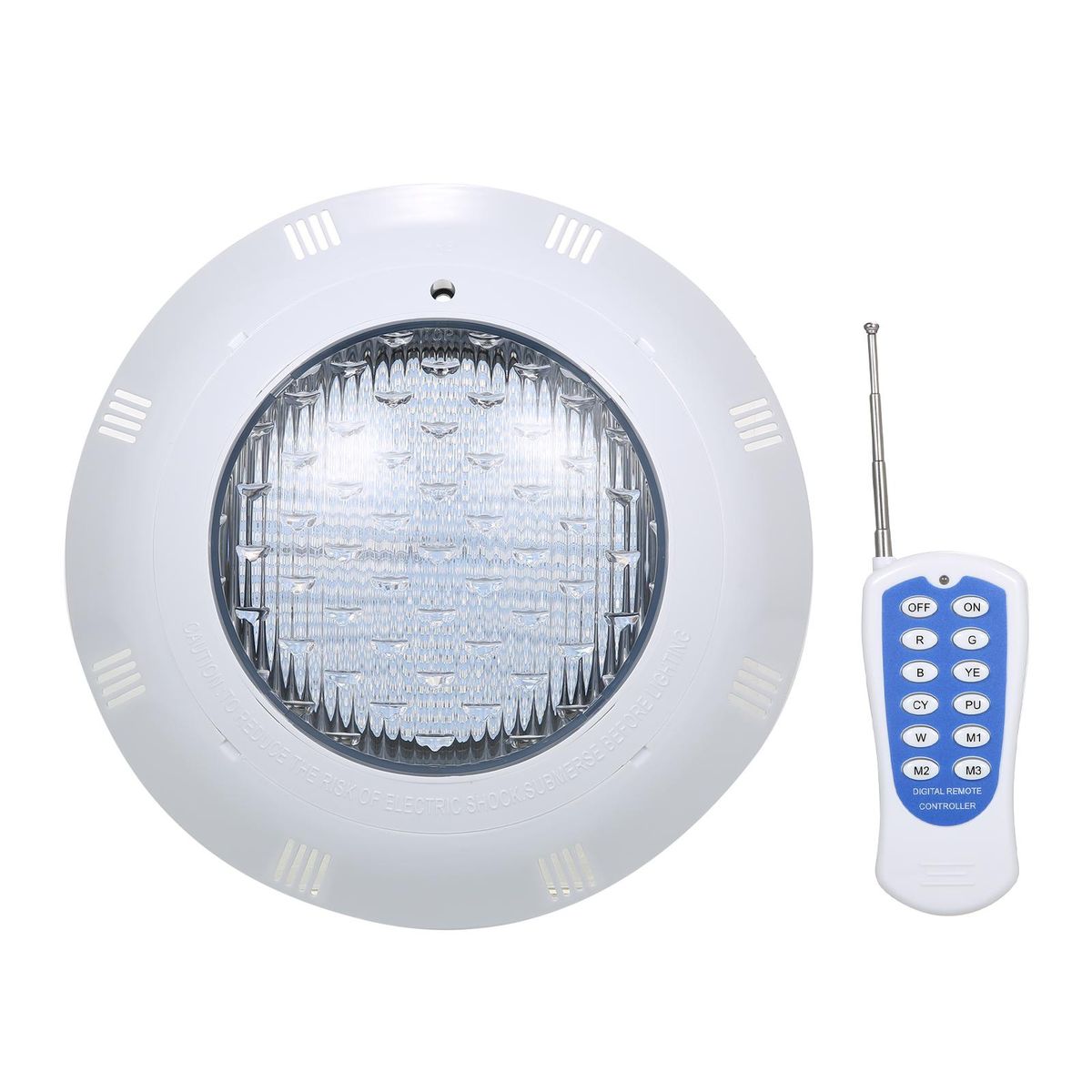 AC12V 45W LED RGB Swimming Pool Lights 7 Color Changing Underwater Lamp IP68 Waterproof Pool Light with Remote Control