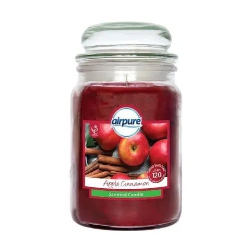Airpure Scented Jar Candles - Apple Cinnamon - 18oz - 150g