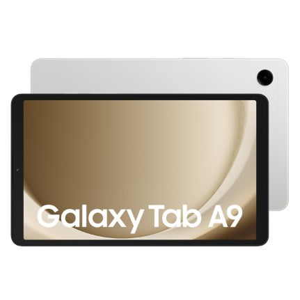Galaxy Tab A9 - 8.7" - 128GB ROM - 4GB RAM - 4G LTE - Nano SIM - 5100mAh - Silver