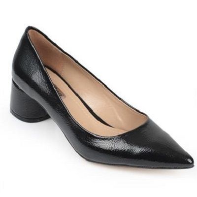 Ladies Low Heel Women Shoes -Black