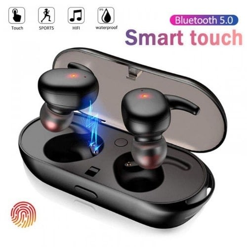 Y30 Wireless Bluetooth Earphones 5.0 Stereo Sound Music In-ear Earbuds
