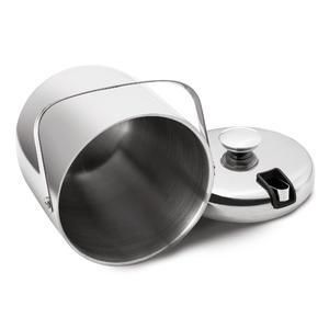 3 Liter Stainless Steel Ice Bucket, Double Layer Insulated With Lid And Ice Tongs, Durable Ice Bucket, Ideal For Wine, Whiskey