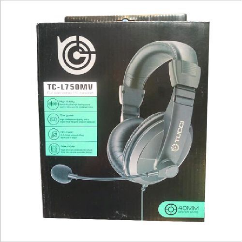 Adjustable Headset Headphone With Microphone 3.5mm Plug For Gaming, PC/Laptop And Mobile Devices