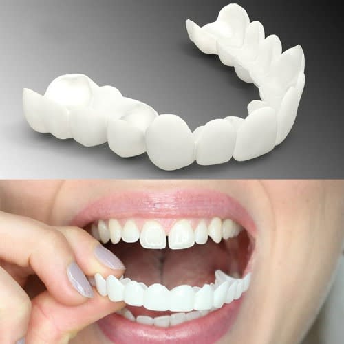 New Snap On Smile Denture Braces Upper And Lower False Teeth Cover