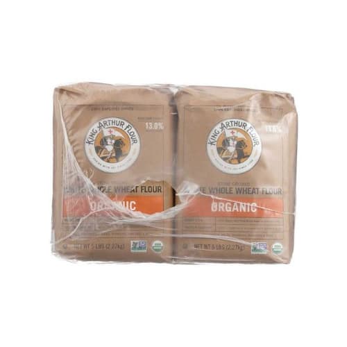 White Whole Wheat Flour - 5 Lb Bag - 2,27kg X 2