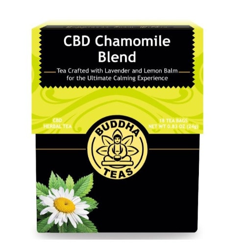 Buddha Teas Organic Hemp Chamomile Blend - 18 Tea Bag - 24g