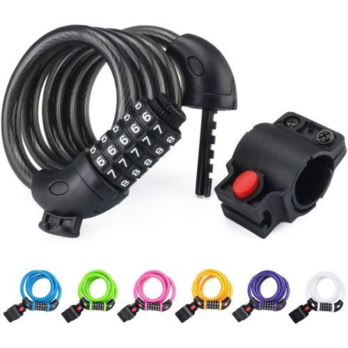 NDakter Bike Lok, 4 Feet Loks Able, High Seurity 5 Digit