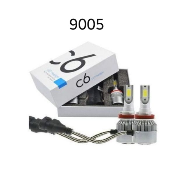 C6 LED Universal Car Headlight Kit COB 9005 Ledlight Bulbs