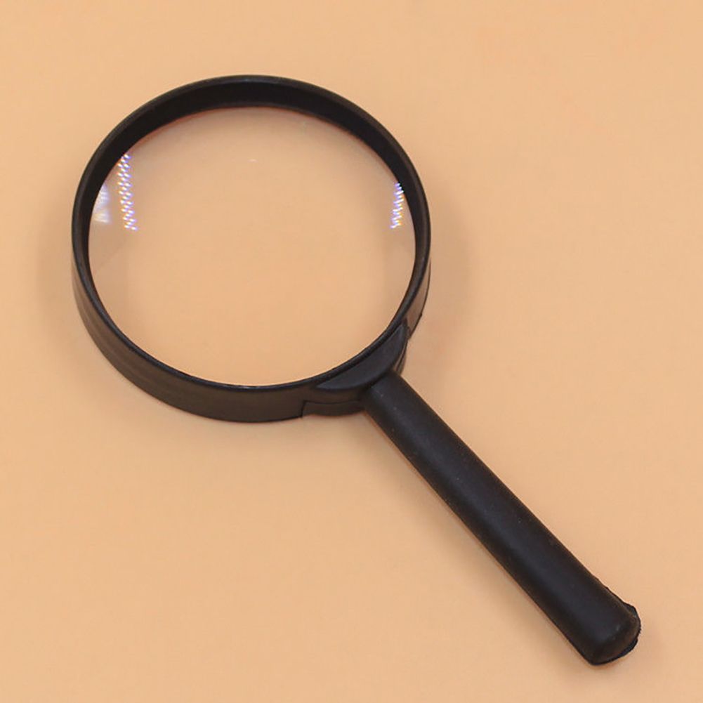 1Pc Hand Held 5X Magnifying 60mm Glass Handheld Newspaper-