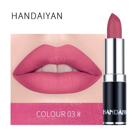 Handaiyan Matte Velvety Lipstick - Shade 3