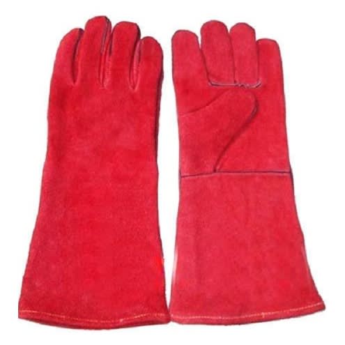 Safety Long Leather Hand Glove