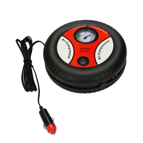 Car Air Pump 12V 260PSI DC  Portable Electric Mini Tire Inflator Air Compressor Car Auto Pump 120~150W Dropship автомобильные
