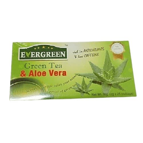 Ever Green Tea Aloe Vera- 25 Tea Bags