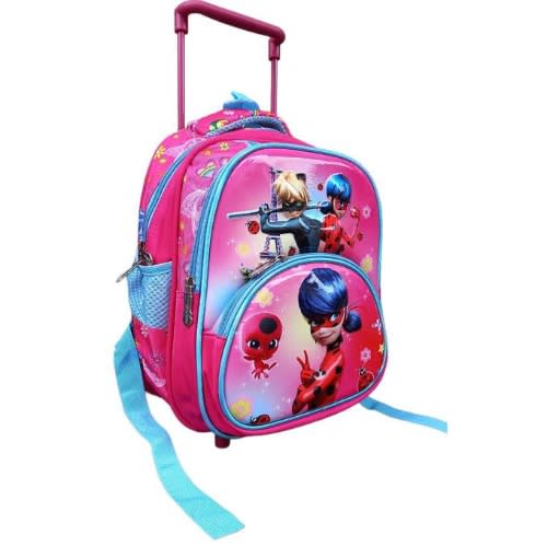 Cartoon Character Children's Trolley School Bag