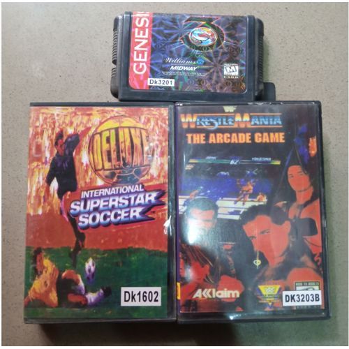 Soccer + Wrestling + Mortal Kombat  Cartridge