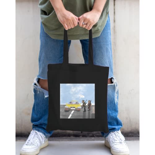 Tote Bag - Happy Weekend Sir - Black