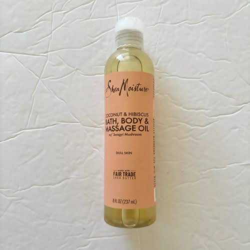 Shea Moisture Coconut & Hibiscus Bath- Body & Massage Oil - 237ml