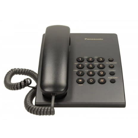 Corded Landline Phone Kx-ts500mx - black