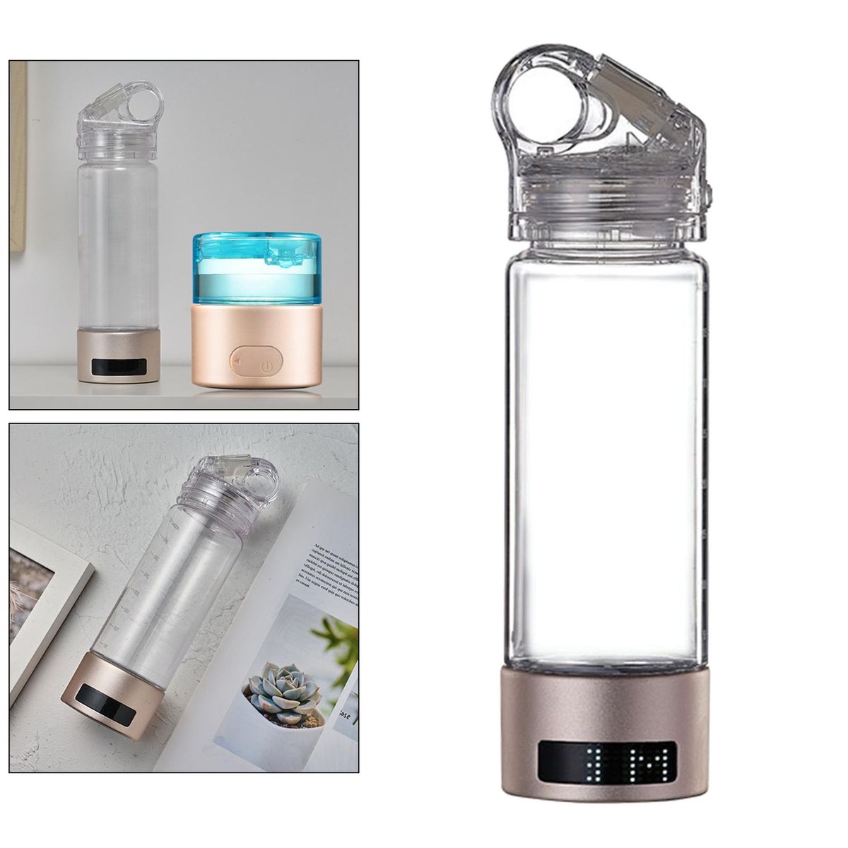 Rechargeable Hydrogen Water Bottle Hydrogen Rich Water Maker For Home