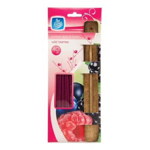 40pieces Incense Sticks And Holder - Wild Berries