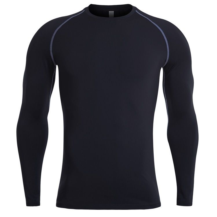 Men Quick-drying Long-sleeved Elastic Sportwear