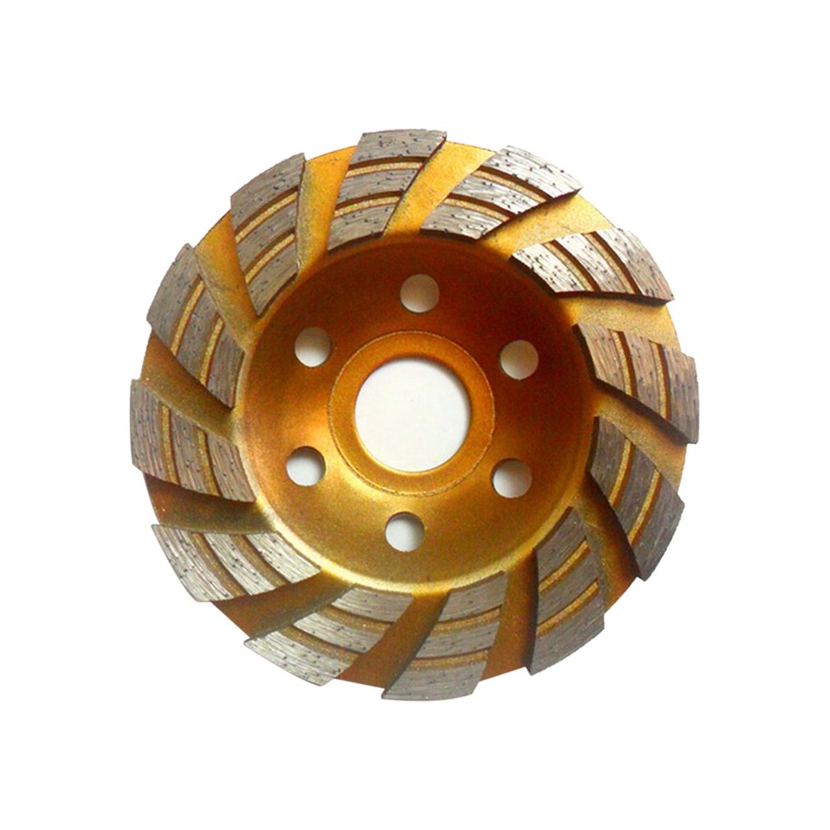 Diamond Angle Grinder Grinding Disc 100mm Cement Stone Concrete Bowl Grinding Disc Cutting Disc Tool Yellow