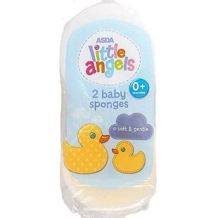 Little Angels Baby Sponge 0m+, 2-Pack
