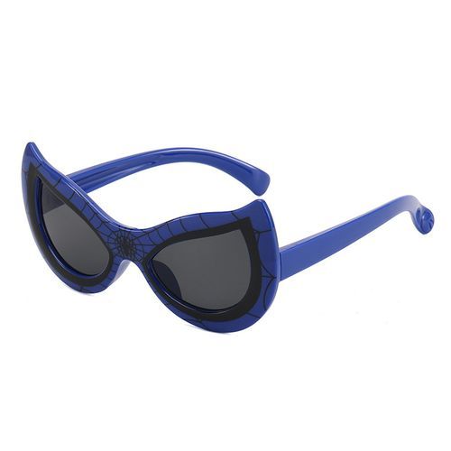 Kids Boys Spiderweb Fashion Glasses (Blue)