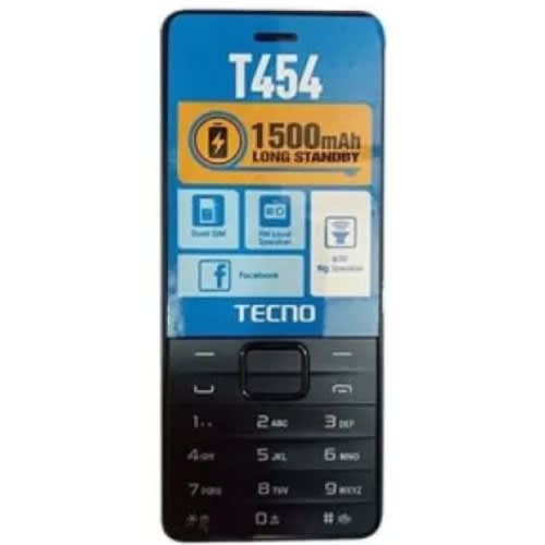 T454 Feature Phone - Dual Sim - 2.8" - 1500mah Battery - Black