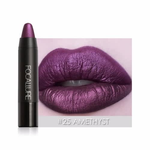 Matte Chunky Pencil Lipstick Shade 25 - Amethyst