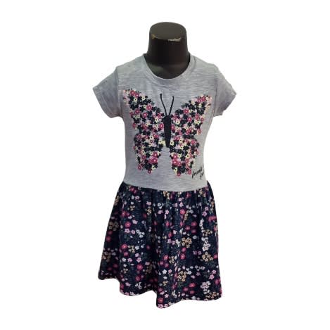 Girls Casual Butterfly Dress