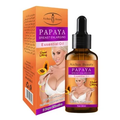 Natural Papaya Breast Lifting Enlargement Enlarging Essential Oil - 30ml
