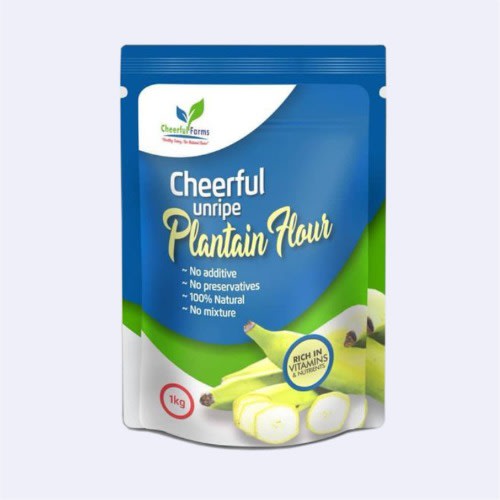 Cheerful Foods Unripe Plantain Flour - (1kg)