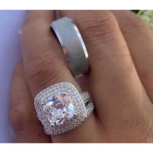 Chr Diamond Stone Bridal Set