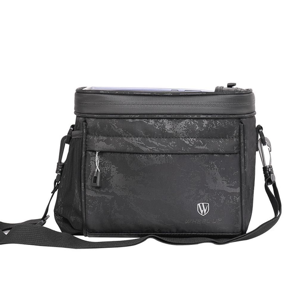 Bicycle Headpack Oblique Crosses Package Touched Screen MobilePhone Bag Multi-functional Support Front Handlebar Bag