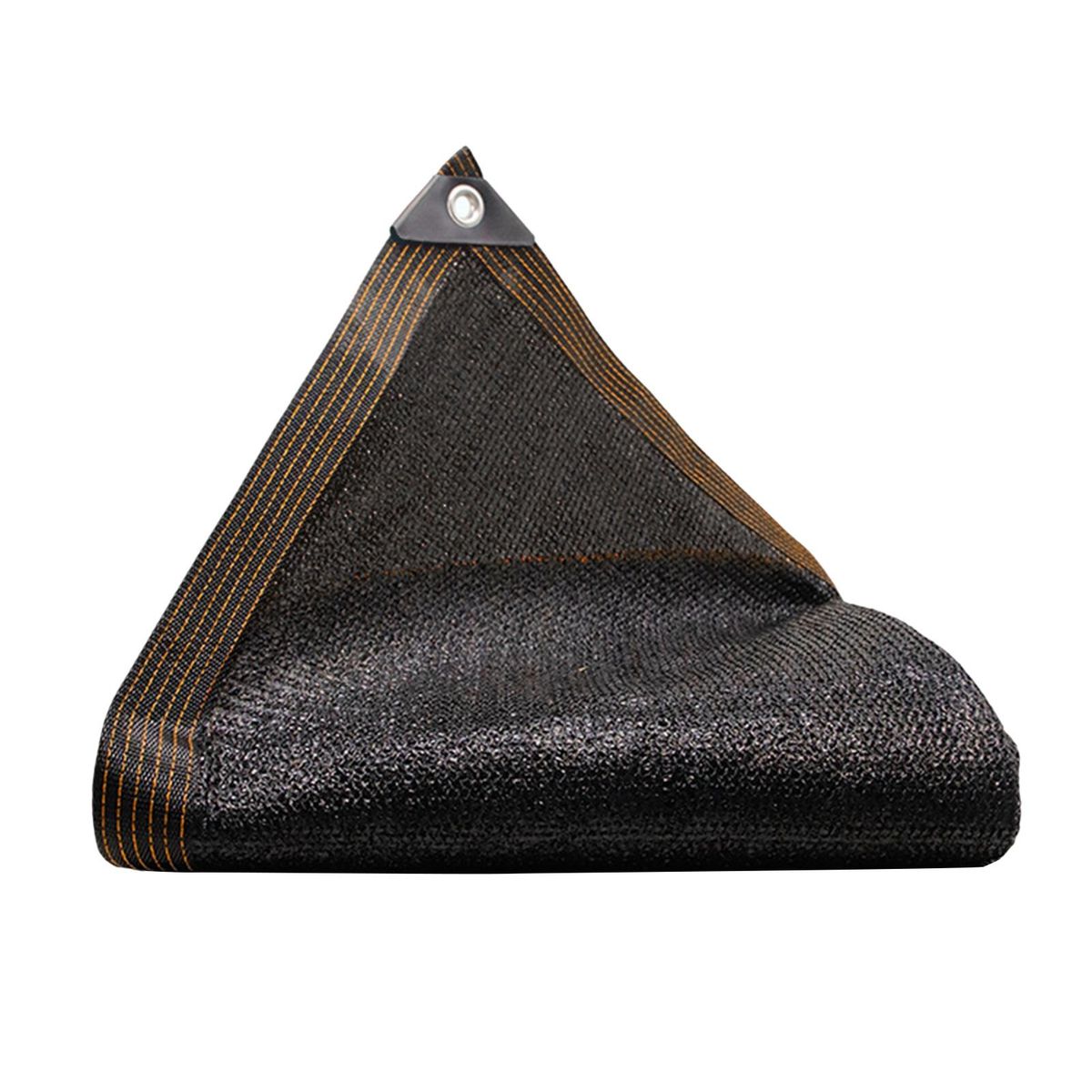 Black Shade Cloth with Grommets Premium Sunblock Mesh for Outdoor