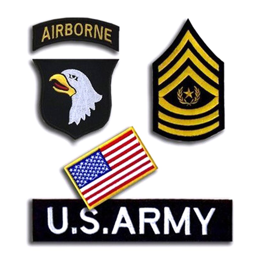 4Pcs/Set 101st Airborne Division Magic Sticker 3D