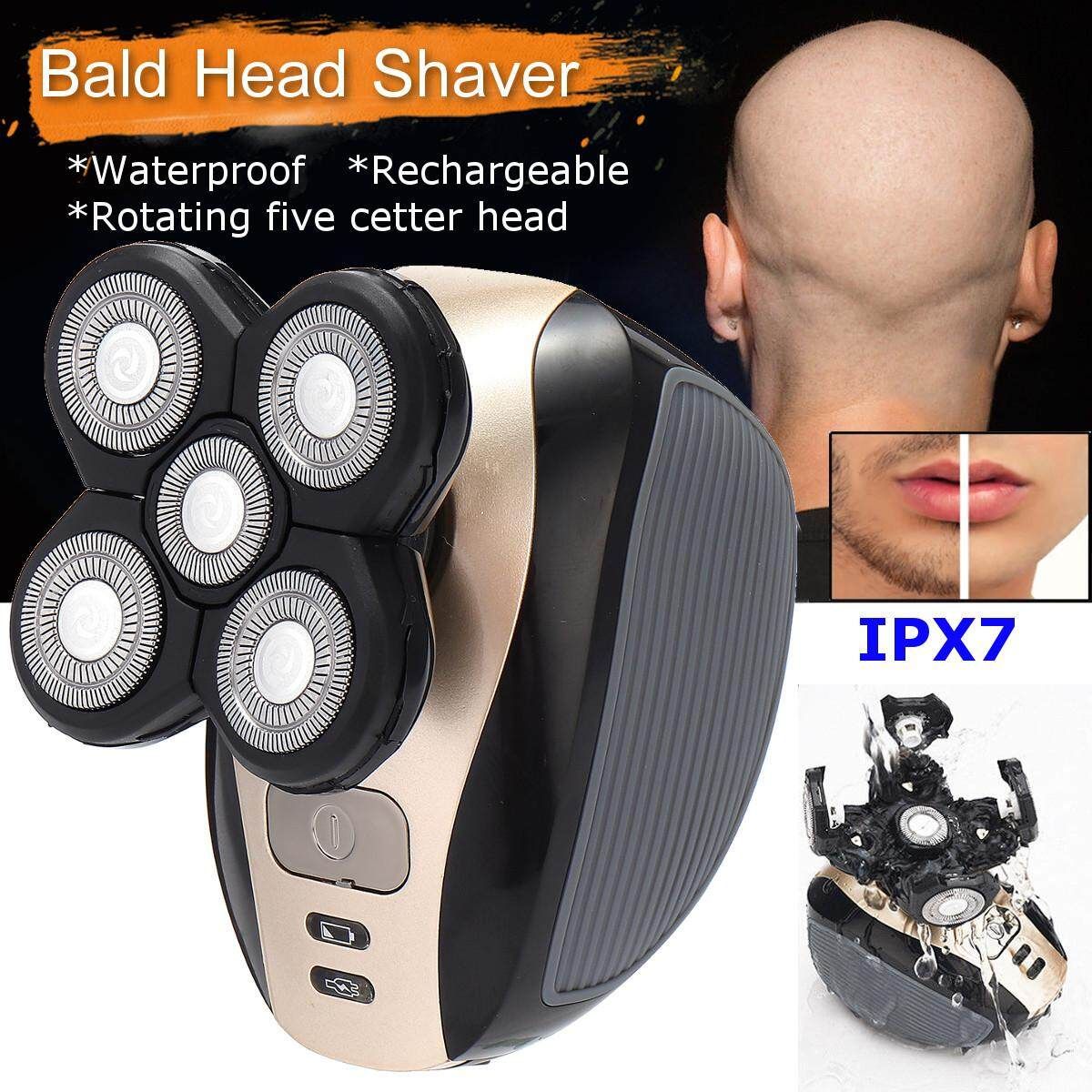 2 IN 1 Rechargeable Bald Head Cordless Hair Clipper Trimmer Groomer