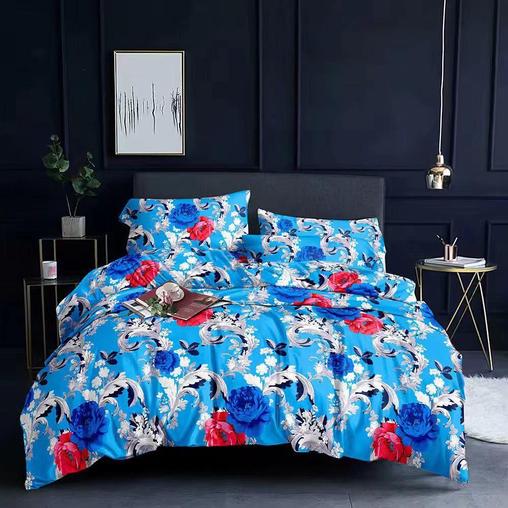 Bedding Sets Quality Cotton Bedsheet, Pillowcase And Duvet