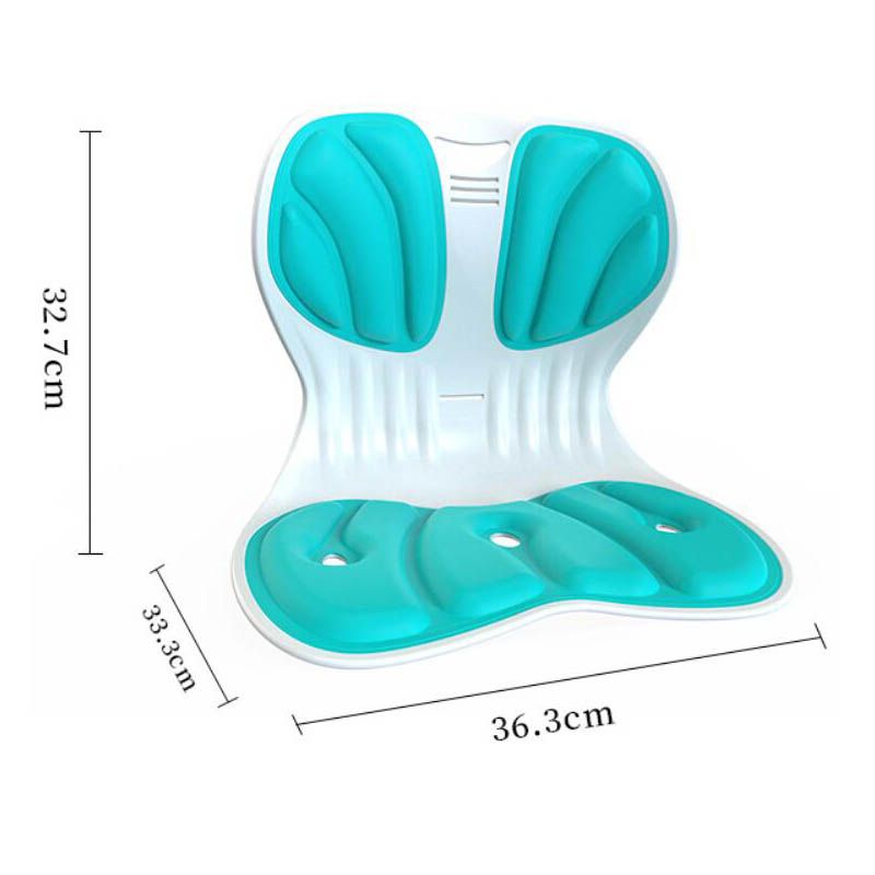 Sitting Posture Correction Chair Ergonomic Lower Back Support Lumbar Posture Corrector For Low Back Pain Relief For Home Office Sky Blue