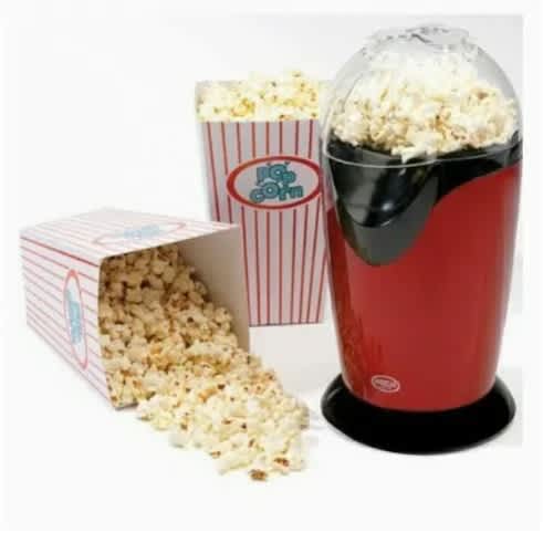 Healthy Hot Air Popcorn Maker - 1200W